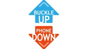 Missouri Department of Transportation Buckle Up, Phone Down campaign logo